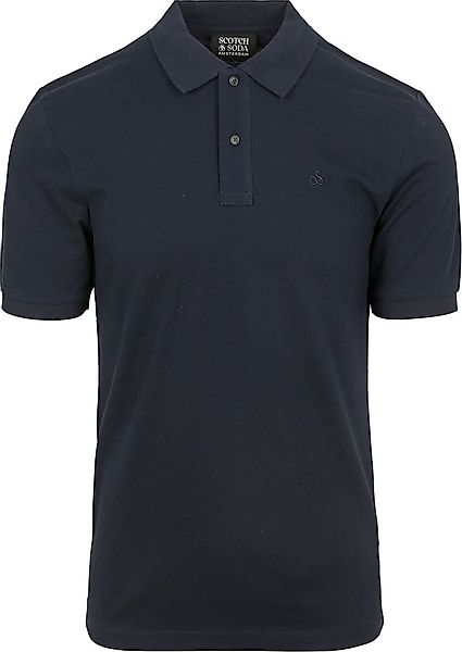 Scotch And Soda Core Piqué Poloshirt Navy - Größe XL günstig online kaufen