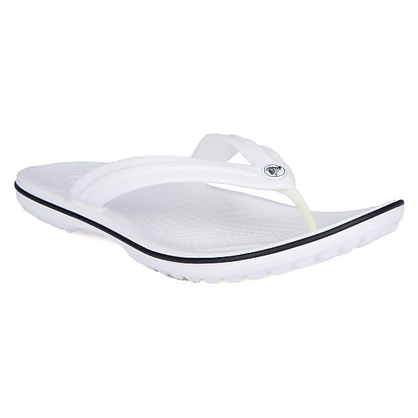 CROCS Crocband Flip-Sandalen, komfort Farbe weiß Größe: 43-44 günstig online kaufen