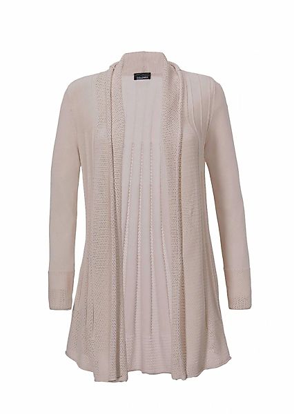GOLDNER Strickjacke "Kurzgröße Strickjacke in raffinierter Struktur" Ohne günstig online kaufen