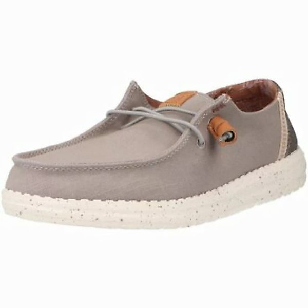 HEYDUDE  Damenschuhe Schnuerschuhe Wendy Washed Canvas Grey HD40297-030 günstig online kaufen