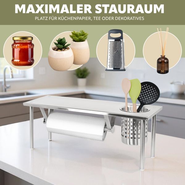 bremermann Küchenregal Küchenregal mit Rollenhalter und günstig online kaufen