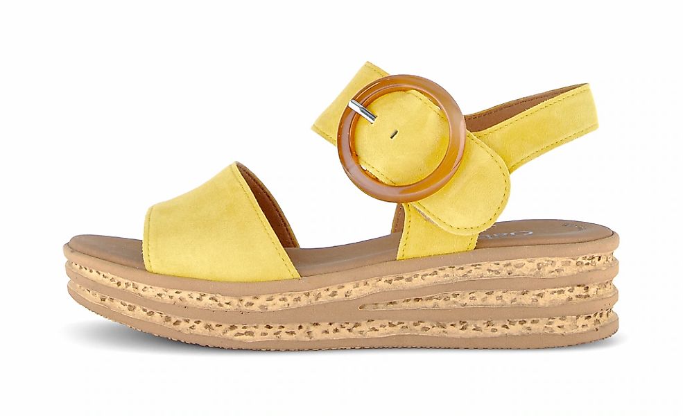 Gabor Keilsandalette, Riemchensandale, Sommerschuh mit modischer Zierschnal günstig online kaufen