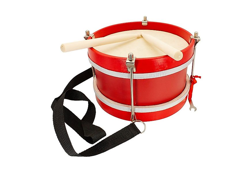 GICO Spielzeug-Musikinstrument Marschtrommel Kindertrommel aus Holz mit Tra günstig online kaufen