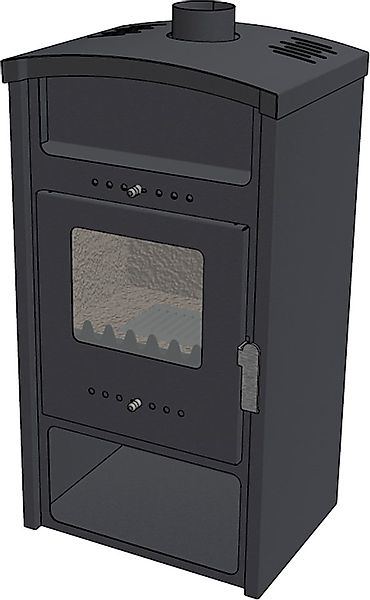 Kaminofen Ulisse, 8 kW, Zeitbrand, Großer Feuerraum günstig online kaufen