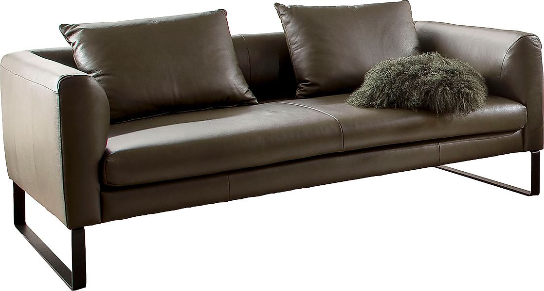 3C Candy 2,5-Sitzer »Avola elegantes Leder Sofa mit tollem Sitzkomfort, beq günstig online kaufen