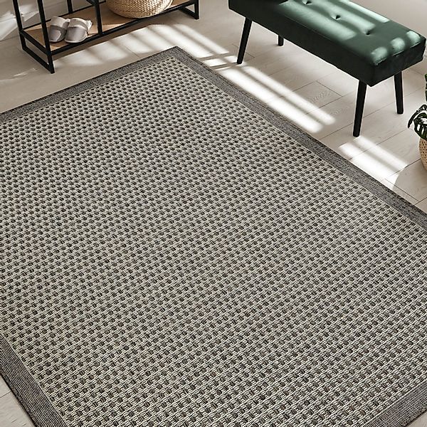 Andiamo Teppich »Savannah«, rechteckig, 4 mm Höhe, Flachgewebe, In- und Out günstig online kaufen