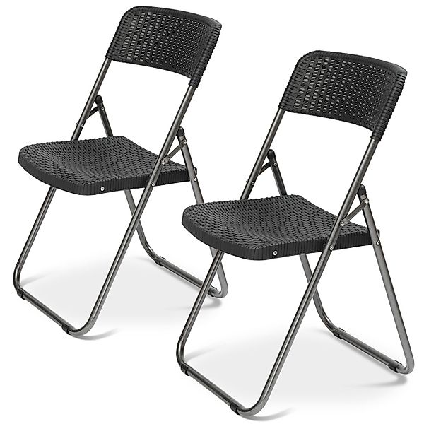 Sekey Klappstuhl Gartenstuhl Klappbar Klappstuhl Polyrattan günstig online kaufen