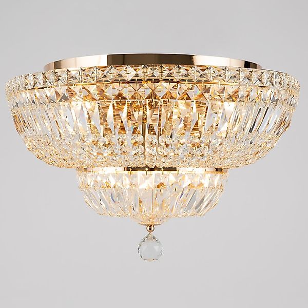 Kronleuchter Basfor in Gold E14 12-flammig günstig online kaufen