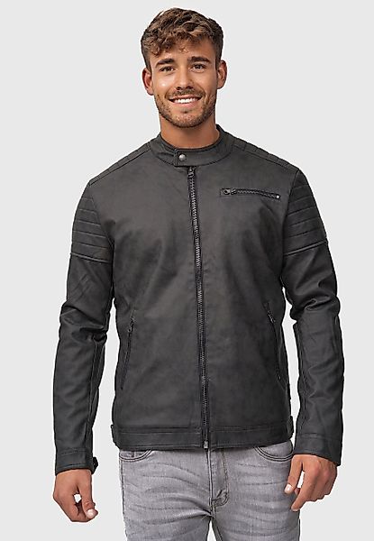 Indicode Lederimitatjacke Herren Manuel Übergangsjacke Herrenjacke günstig online kaufen