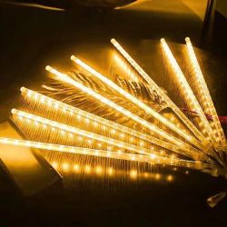 LMaxhome LED-Lichterkette Röhre Regenlichterkette Meteorschauer Weihnachtsd günstig online kaufen