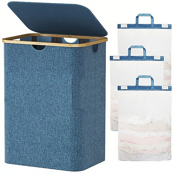 Lifewit Wäschebox 150L Wäschekorb mit Deckel günstig online kaufen