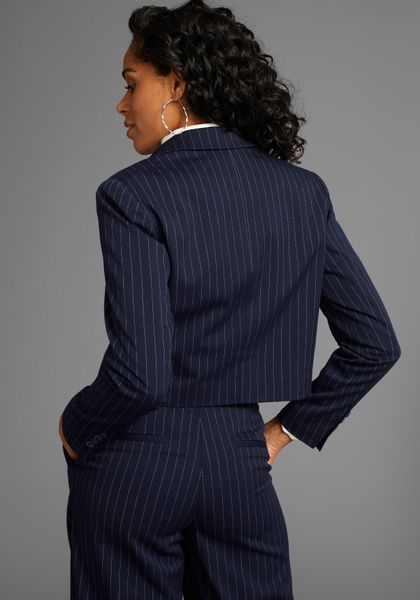 Laura Scott Kurzblazer mit Nadelstreifen günstig online kaufen