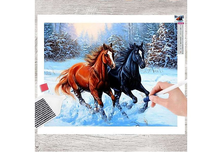 GOLDEN Gemälde GOLDEN Diamond Painting zubehör bilder Weihnachten 30 x 40cm günstig online kaufen