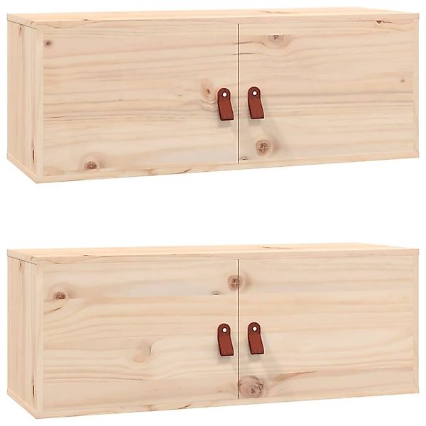 vidaXL Regal Wandschränke 2 Stk. 80x30x30 günstig online kaufen