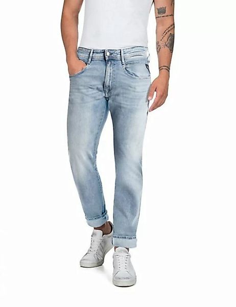 Replay Herren Jeans ANBASS - Slim Fit - Blau - Light Blue Denim günstig online kaufen