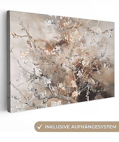 OneMillionCanvasses® Leinwandbild Mandelblüte - Kunst - günstig online kaufen
