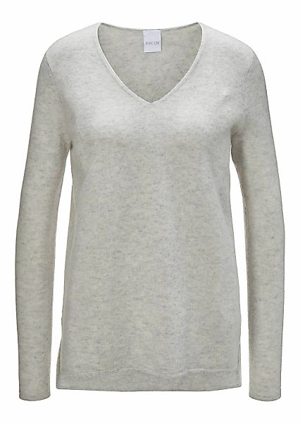 MADELEINE Longpullover "Pullover Kaschmirpullover mit V-Ausschnitt" günstig online kaufen