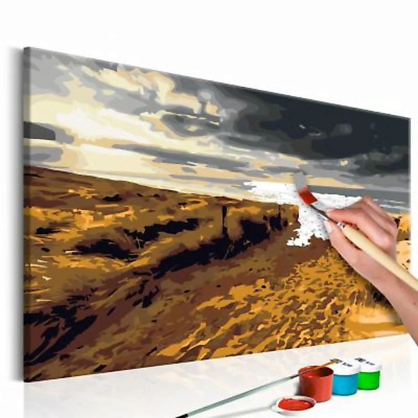 artgeist Malen nach Zahlen Wilder Strand mehrfarbig Gr. 60 x 40 günstig online kaufen