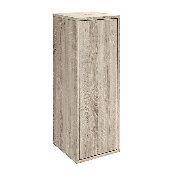 Fackelmann Midischrank Compact Line 1 Tür 30,2 cm x 84,2 cm x 32 cm Sonoma günstig online kaufen