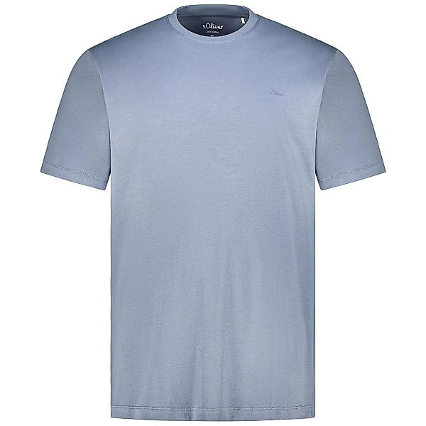 s.Oliver T-Shirt aus Baumwolle Farbe graublau Größe: 3XL günstig online kaufen