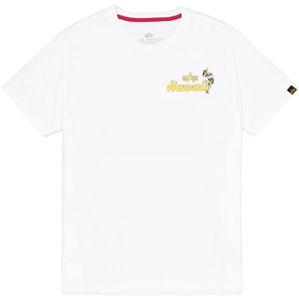 Alpha  T-Shirt Pearl Harbor T Back Print - white günstig online kaufen