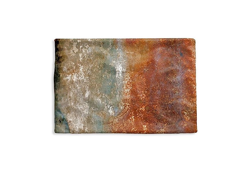 MuchoWow Dekokissen Stahl - Rost - Alt - Orange - Grau - Muster - Abstrakt, günstig online kaufen