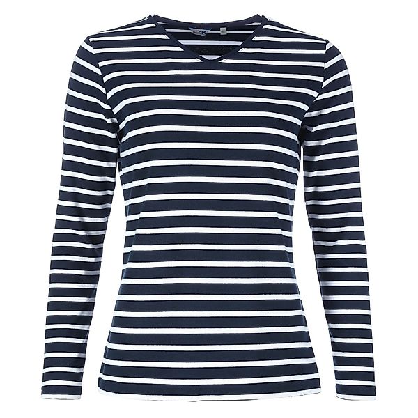 modAS Langarmshirt Damen Shirt mit Streifen günstig online kaufen