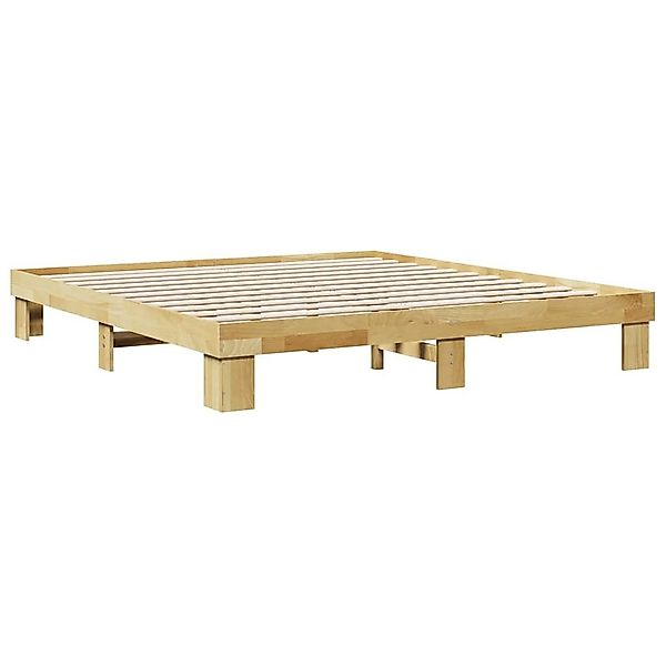 vidaXL Bett Massivholzbett ohne Matratze 180x200 günstig online kaufen