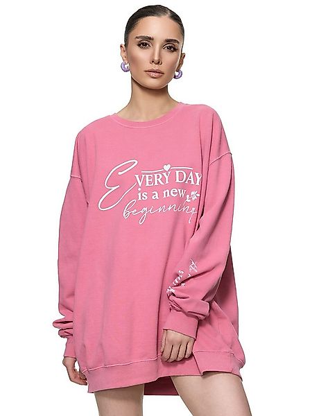 Worldclassca Sweatshirt Worldclassca Oversized Sweatshirt EVERY DAY Print L günstig online kaufen