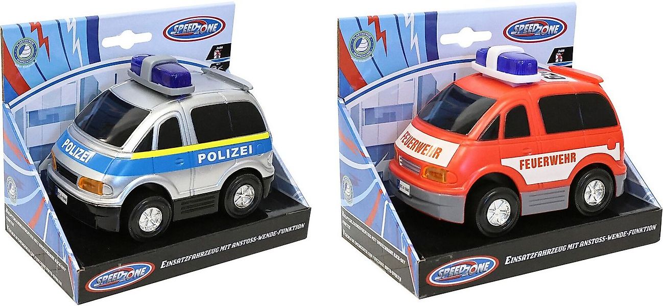 Vedes Spielzeug-Auto Speedzone Einsatzfahrzeug mit LED-Licht und Bump&Go Fu günstig online kaufen