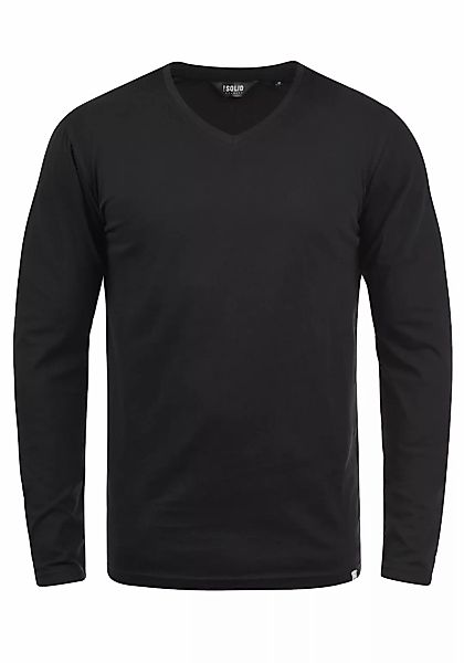 !Solid Langarmshirt SDBeda Longsleeve mit V-Ausschnitt günstig online kaufen