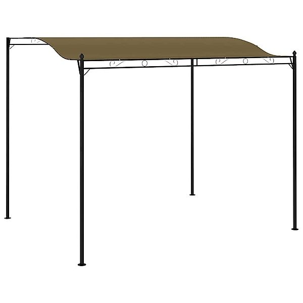 vidaXL Partyzelt Pavillon 3x2,4 m Taupe günstig online kaufen