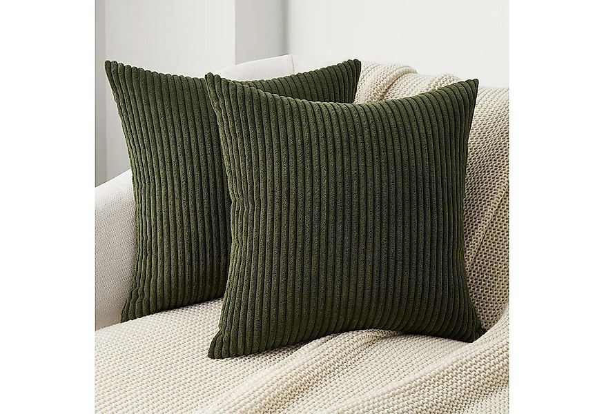 Topfinel Kissenbezug gestreiftes Muster,2er Set Kissenhülle Dekokissen Kiss günstig online kaufen