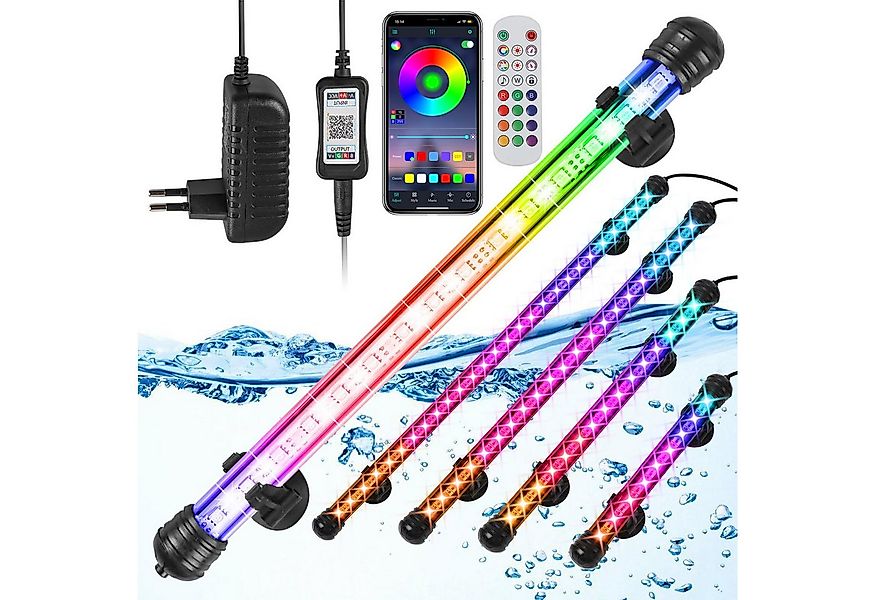 Jibenhome Aquarium-Beleuchtungssteuerung LED Aquarium Beleuchtung RGB,Fernb günstig online kaufen
