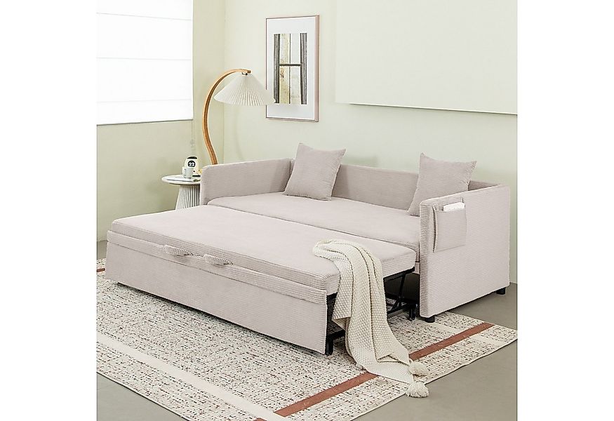 HOMYEDAMIC Schlafsofa 172 x 187 cm Schlafsofa 2-Sitzer Sofa Couch, Schlafso günstig online kaufen