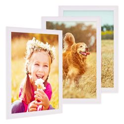 PHOTOLINI Bilderrahmen 3er Set im Landhaus-Stil günstig online kaufen
