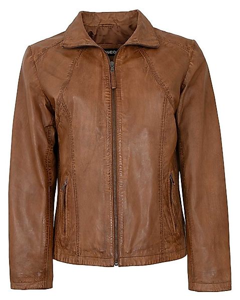 Maddox Lederjacke Diana MADDOX - Damen Lederjacke Lammnappa cognac günstig online kaufen