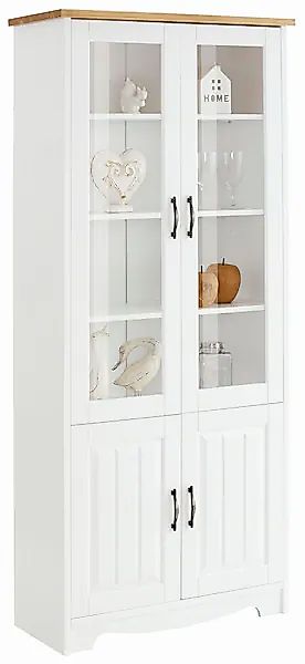 Home affaire Vitrine "Trinidad" 4-türig, Breite 85 cm günstig online kaufen