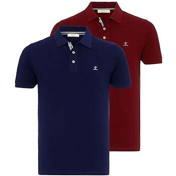 Antioch  T-Shirts & Poloshirts Beau Polo Neck 2 Pack Regular Fit T-Shirt günstig online kaufen