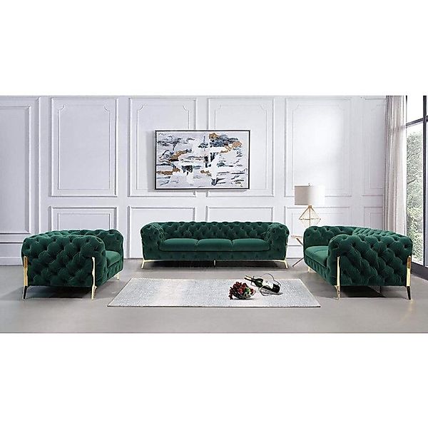 S-Style Möbel Polstergarnitur Ashley 3+2+1, Chesterfield günstig online kaufen