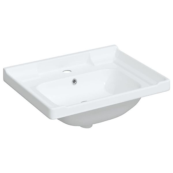vidaXL Waschbecken Waschbecken Weiß 61x48x23 cm günstig online kaufen