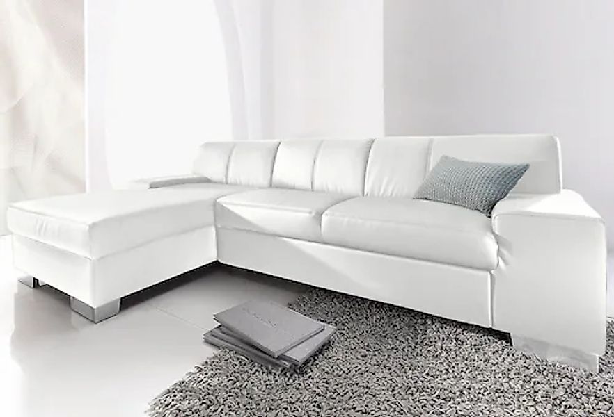 DOMO collection Ecksofa »Star, zeitlose Formensprache, elegante Optik, L-Fo günstig online kaufen