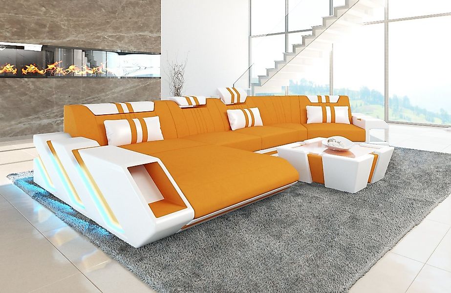 Sofa Dreams Wohnlandschaft Stoff Sofa Apollonia C Form Stoffsofa Polster Co günstig online kaufen