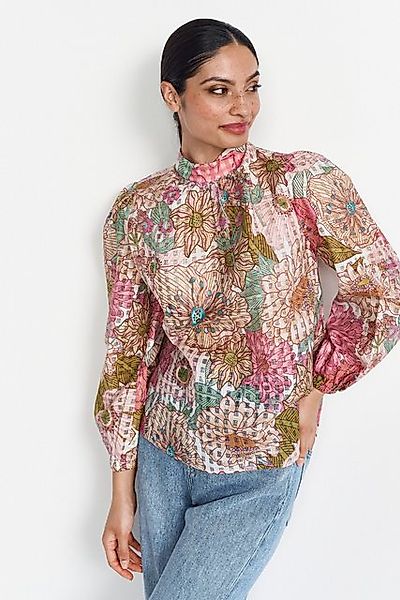 RICHROYAL Klassische Bluse Mit Rundhalsausschnitt günstig online kaufen