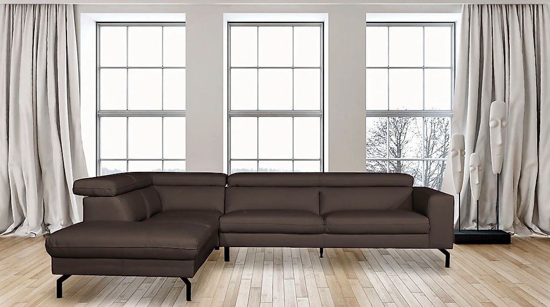 Places of Style Ecksofa "Olanta, modern und bequem, Breite 305cm, Fuß 16cm günstig online kaufen