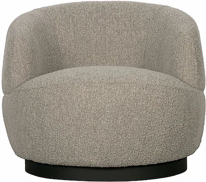 WOOOD Drehstuhl »Woolly«, runde Form, in jede Richtung drehbar, Breite 84 c günstig online kaufen