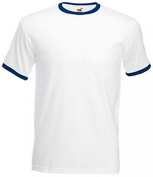 Fruit of the Loom Rundhalsshirt Ringer Herren T-Shirt günstig online kaufen