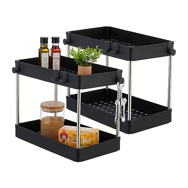 relaxdays Mehrzweckregal Unter Waschbecken Regal im günstig online kaufen