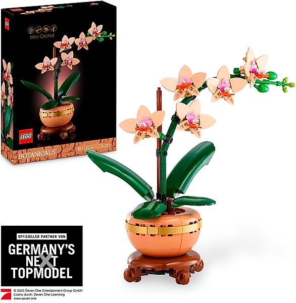 LEGO® Mini-Orchidee (10343), LEGO Botanicals Konstruktionsspielsteine, günstig online kaufen