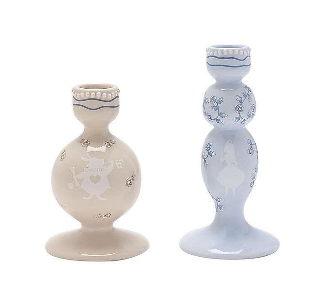 Disney Kerzenhalter Alice in Wunderland Kerzenständer halter 2er Set Disney günstig online kaufen